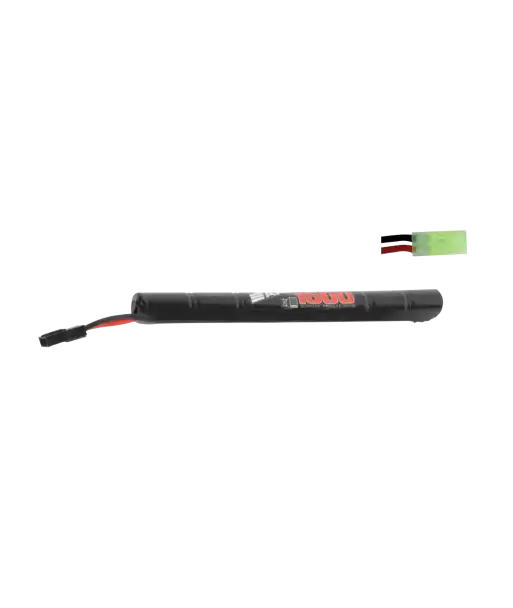 Batterie NiMH 8.4V 1600mAh Stick Swiss Arms, haute performance, type bâton.