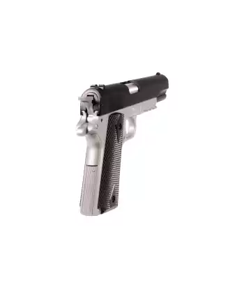 Colt 1911 Dual Tone Black Silver Metal slide Ressort Ressort, non Blowback, métal & polymère, 0,7 joules, 6mm, spring