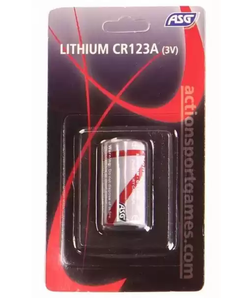 Pile Lithium CR123A ASG