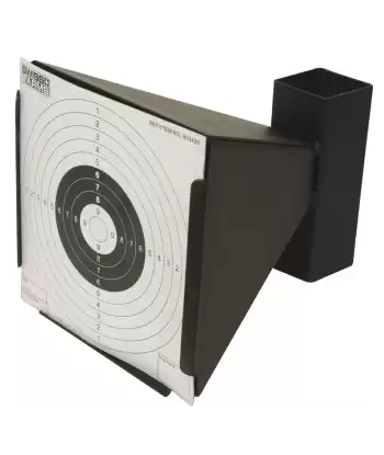 Cible métal conique 6mm & renfort pour 4.5mm SWISS ARMS 10 cibles en carton incluses.