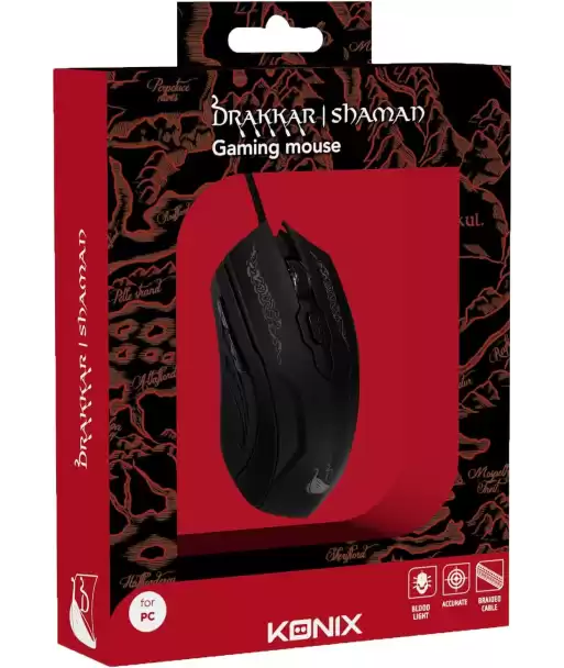 Souris filaire Shaman PC gaming Drakkar