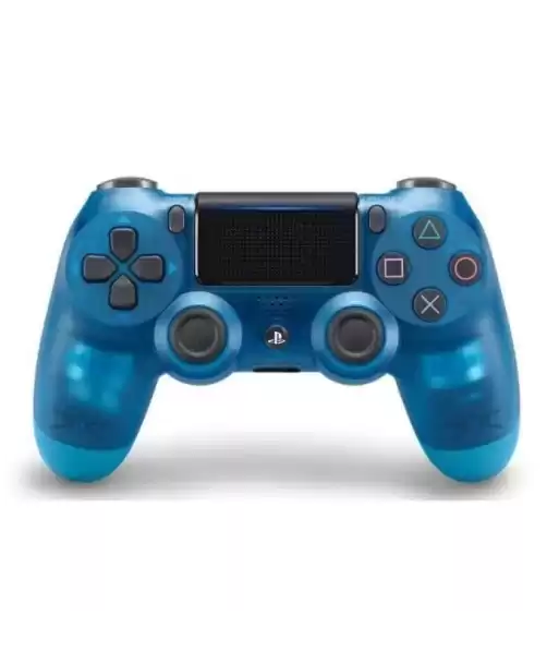 Manette Dualshock 4 reconditionnée bleu transparent