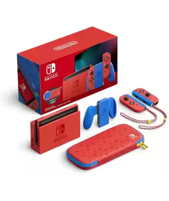 Nintendo Switch Edition Mario Rouge et Bleu