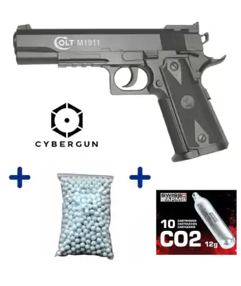 Pack Airsoft Colt 1911 Match Co2
