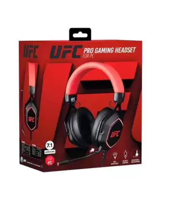 Casque Gaming UFC Noir & Rouge