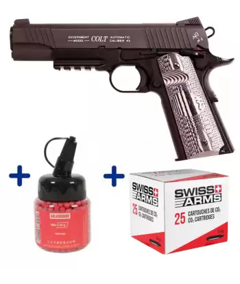 Pack Airsoft Colt 1911 Co2